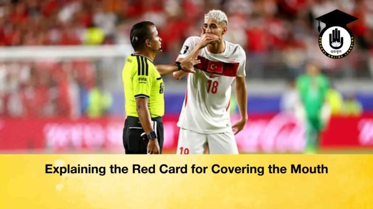 Explaining the Red Card for Covering the Mouth