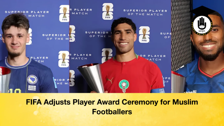 FIFA Adjusts Player Award Ceremony for Muslim Footballers 2 FIFA Adjusts Player Award Ceremony for Muslim Footballers