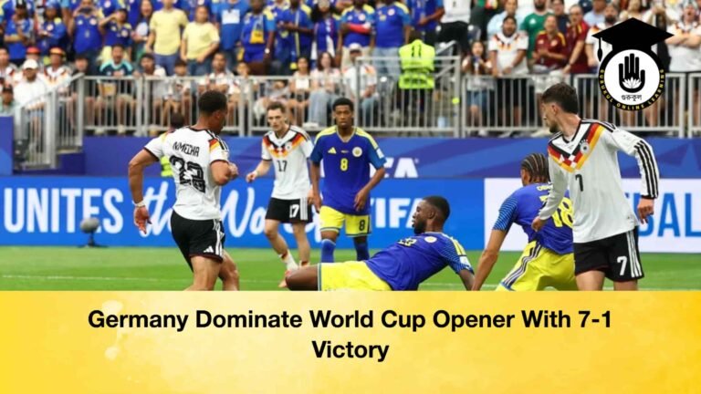 Germany Dominate World Cup Opener With 7-1 Victory