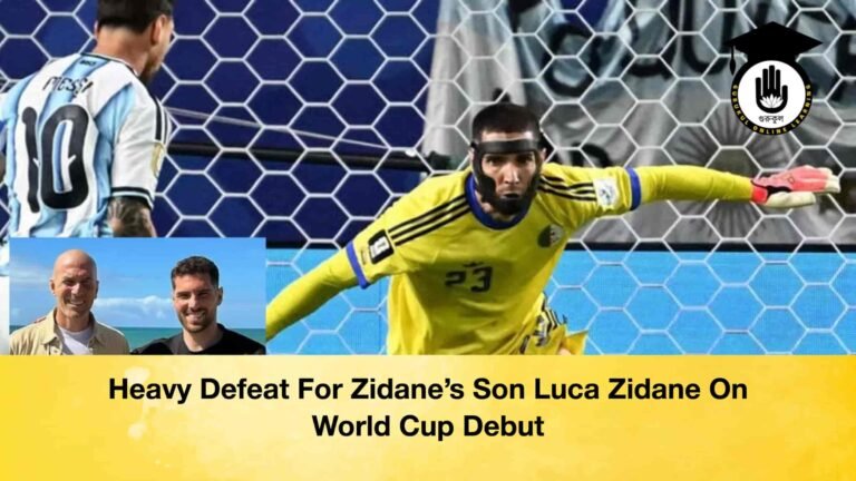 Heavy Defeat For Zidane's Son Luca Zidane On World Cup Debut