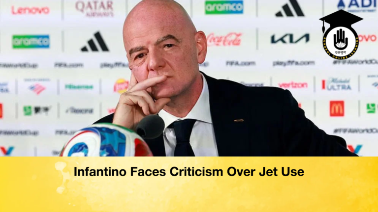 Infantino Faces Criticism Over Jet Use Infantino Faces Criticism Over Jet Use