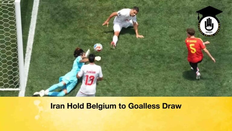 Iran Hold Belgium to Goalless Draw