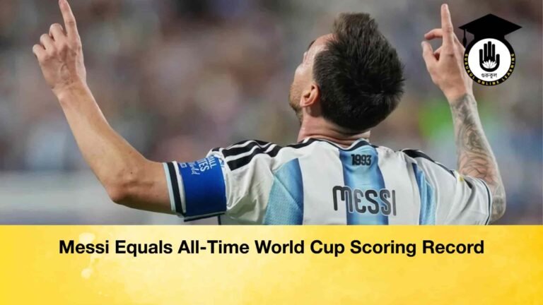 Messi Equals All-Time World Cup Scoring Record