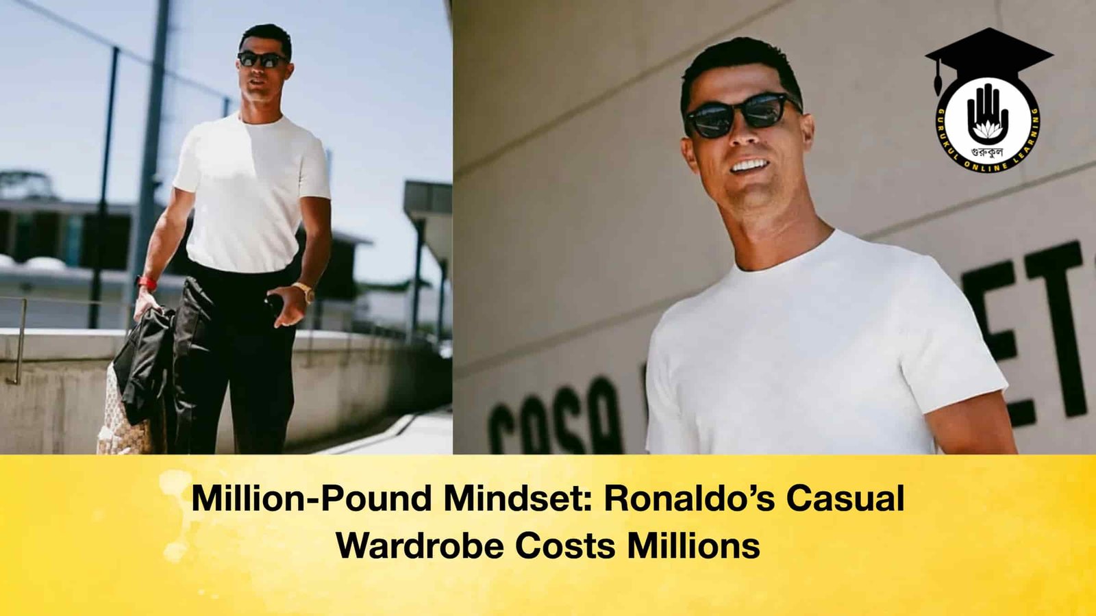 Million-Pound Mindset Ronaldo's Casual Wardrobe Costs Millions