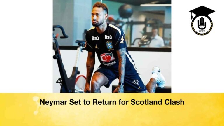 Neymar Set to Return for Scotland Clash