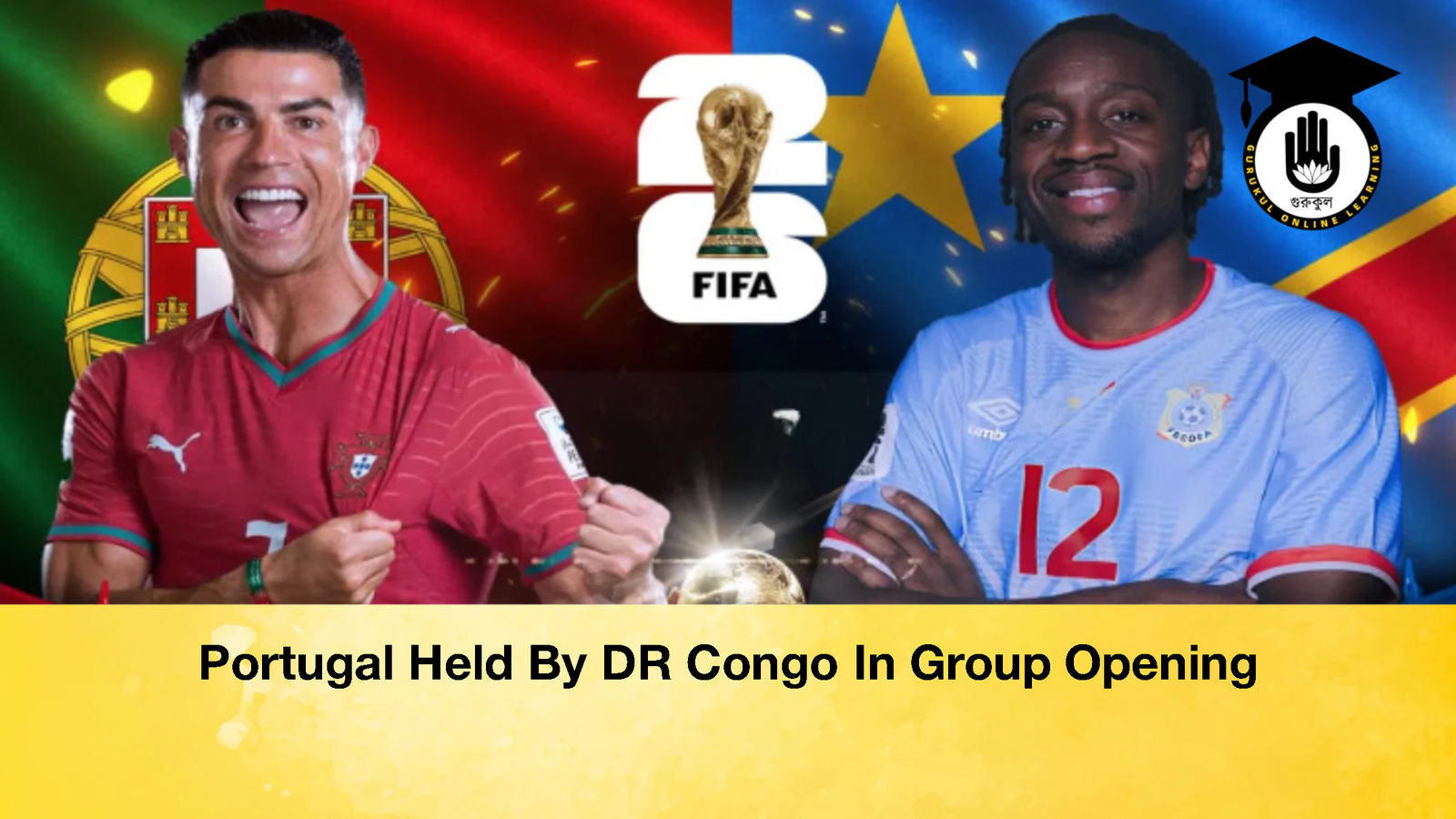 Portugal Held By DR Congo In Group Opening 3 Portugal Held By DR Congo In Group Opening