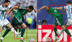 Pundits Slams Referee Over Controversial Messi Challenge Pundits Slams Referee Over Controversial Messi Challenge