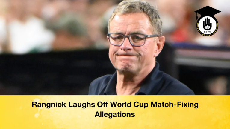 Rangnick Laughs Off World Cup Match Fixing Allegations Rangnick Laughs Off World Cup Match-Fixing Allegations