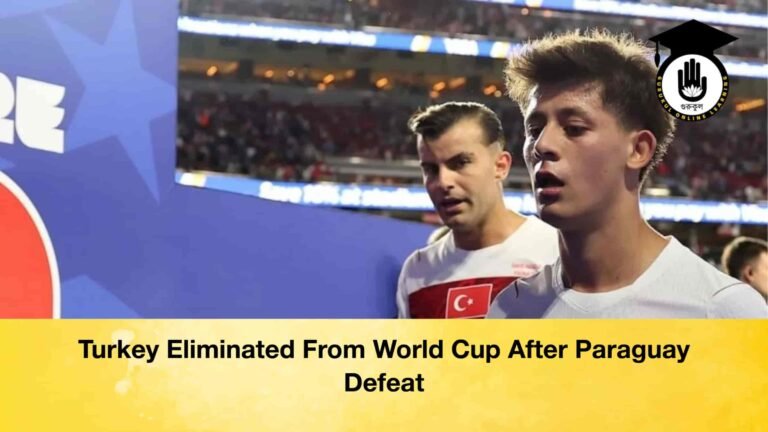 Turkey Eliminated From World Cup After Paraguay Defeat