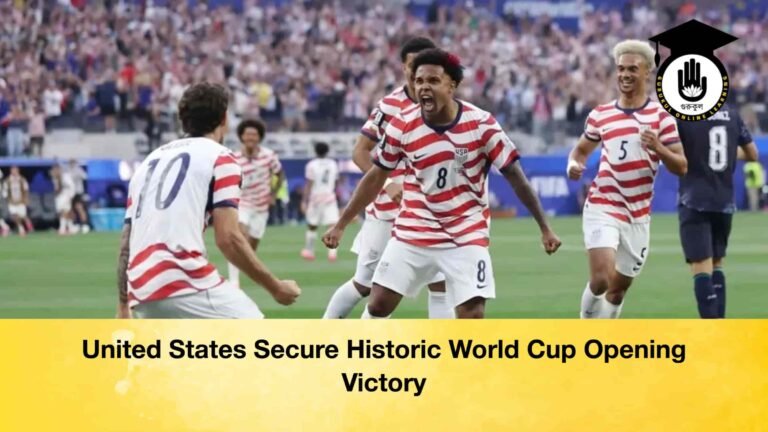 United States Secure Historic World Cup Opening Victory