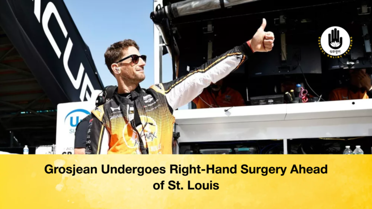 Grosjean Undergoes Right-Hand Surgery Ahead of St. Louis