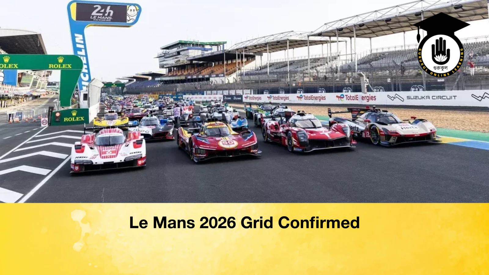 Le Mans 2026 Grid Confirmed