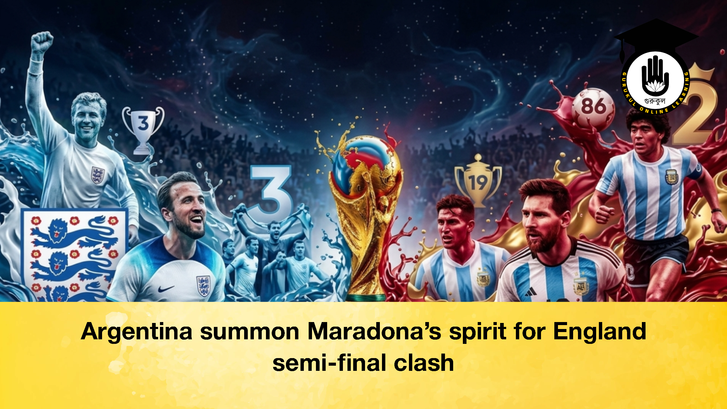 Argentina summon Maradonas spirit for England semi final clash 1 Argentina summon Maradona's spirit for England semi-final clash