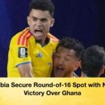 Colombia Secure Round-of-16 Spot with Narrow Victory Over Ghana