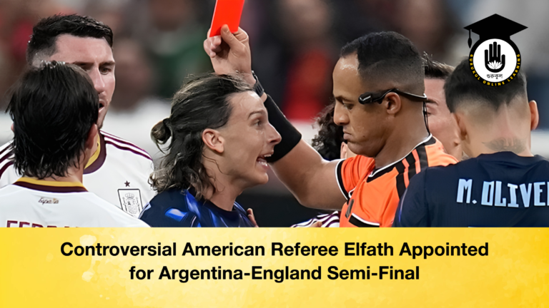 Controversial American Referee Elfath Appointed for Argentina England Semi Final 2 Controversial American Referee Elfath Appointed for Argentina-England Semi-Final