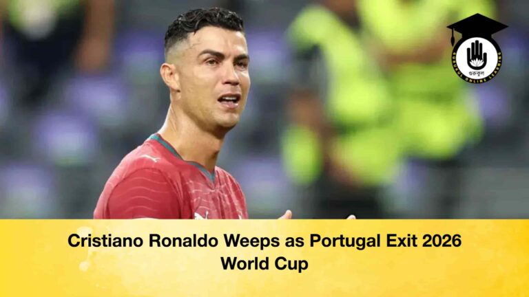 Cristiano Ronaldo Weeps as Portugal Exit 2026 World Cup