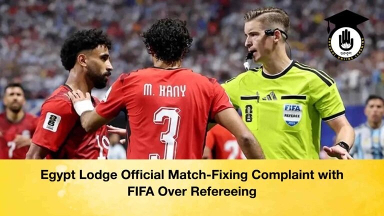 Egypt Lodge Official Match-Fixing Complaint with FIFA Over Refereeing