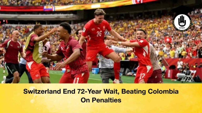 Switzerland End 72-Year Wait, Beating Colombia On Penalties