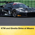 KTM and Ginetta Shine at Misano