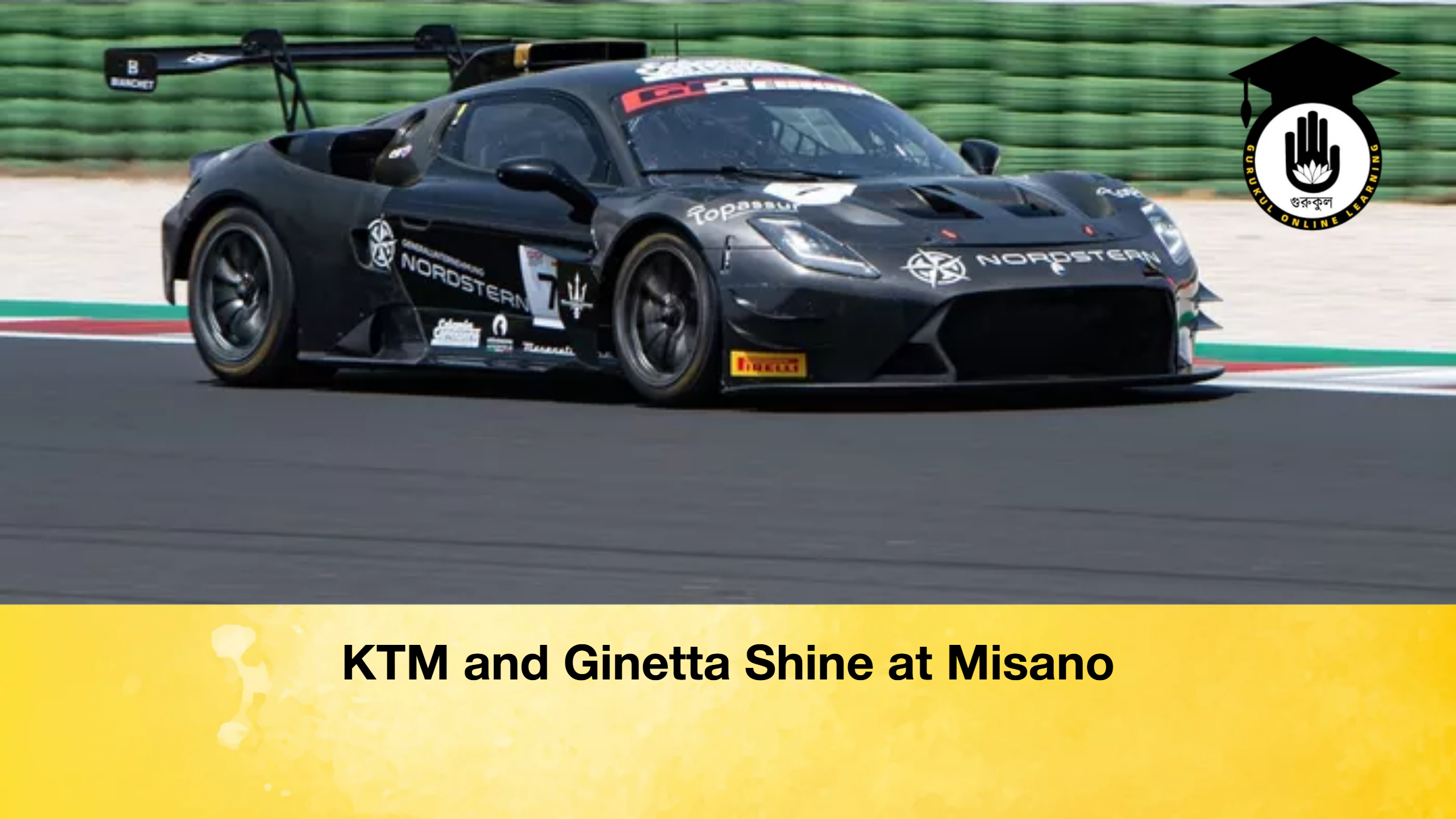 KTM and Ginetta Shine at Misano