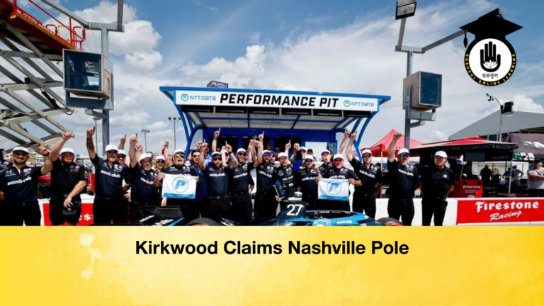 Kirkwood Claims Nashville Pole