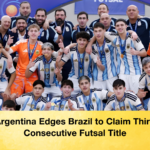 Argentina Edges Brazil to Claim Third Consecutive Futsal Title 2 Argentina Edges Brazil to Claim Third Consecutive Futsal Title