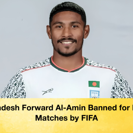 Bangladesh Forward Al-Amin Banned for Fifteen Matches by FIFA