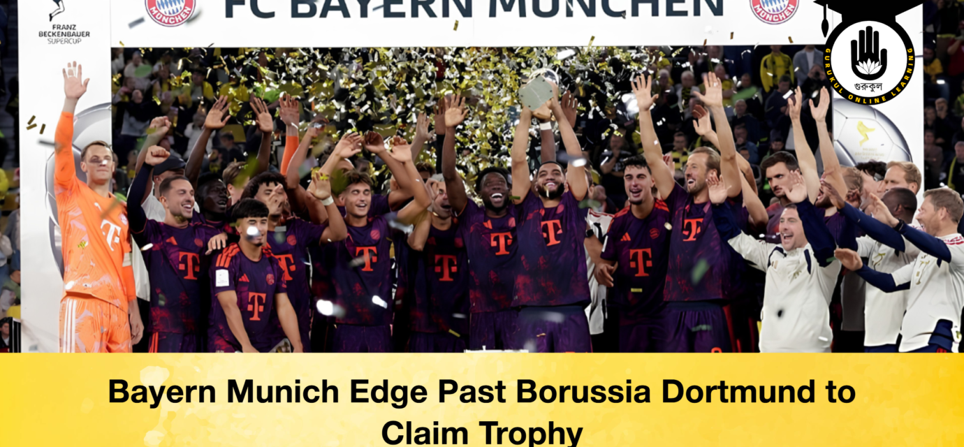 Bayern Munich Edge Past Borussia Dortmund to Claim Trophy 52 Bayern Munich Edge Past Borussia Dortmund to Claim Trophy Bayern Munich Edge Past Borussia Dortmund to Claim Trophy