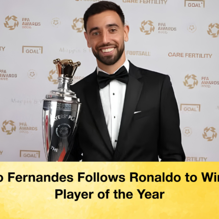 Bruno Fernandes Follows Ronaldo to Win PFA Player of the Year