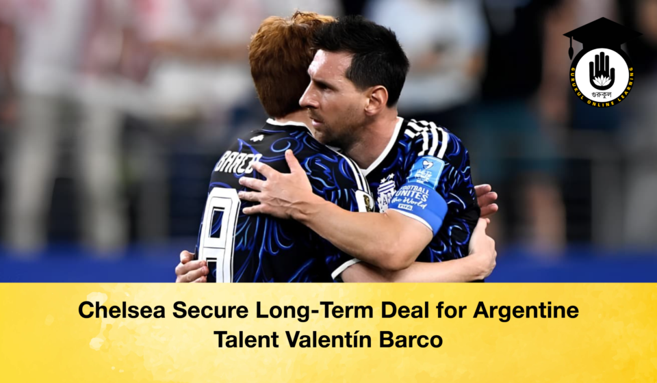 Chelsea Secure Long Term Deal for Argentine Talent Valentin Barco Chelsea Secure Long-Term Deal for Argentine Talent Valentín Barco