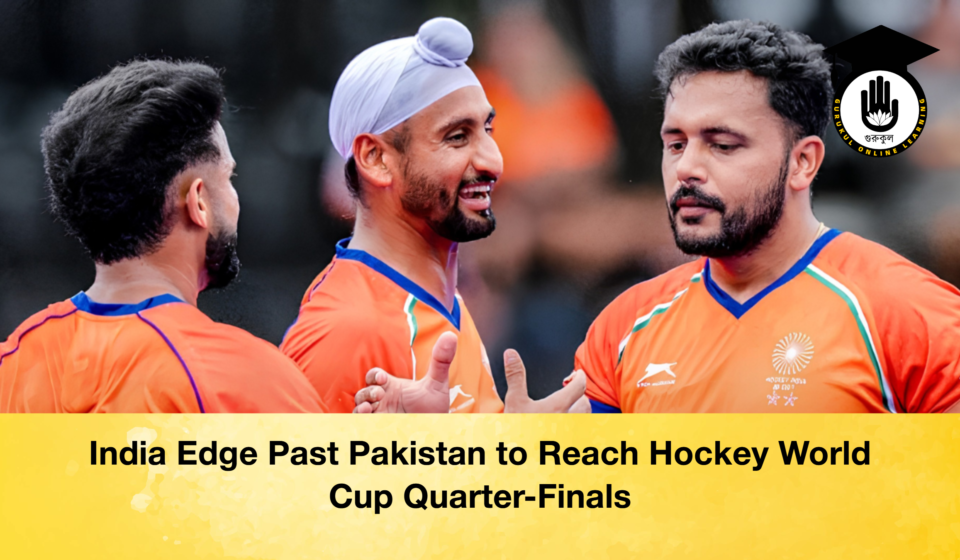 India Edge Past Pakistan to Reach Hockey World Cup Quarter-Finals