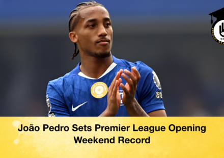 João Pedro Sets Premier League Opening Weekend Record