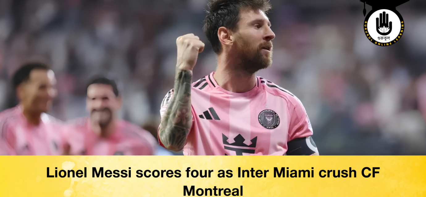 Lionel Messi scores four as Inter Miami crush CF Montreal 51 Lionel Messi scores four as Inter Miami crush CF Montreal Lionel Messi scores four as Inter Miami crush CF Montreal