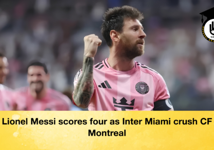 Lionel Messi scores four as Inter Miami crush CF Montreal