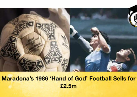 Maradona’s 1986 ‘Hand of God’ Football Sells for £2.5m (2)