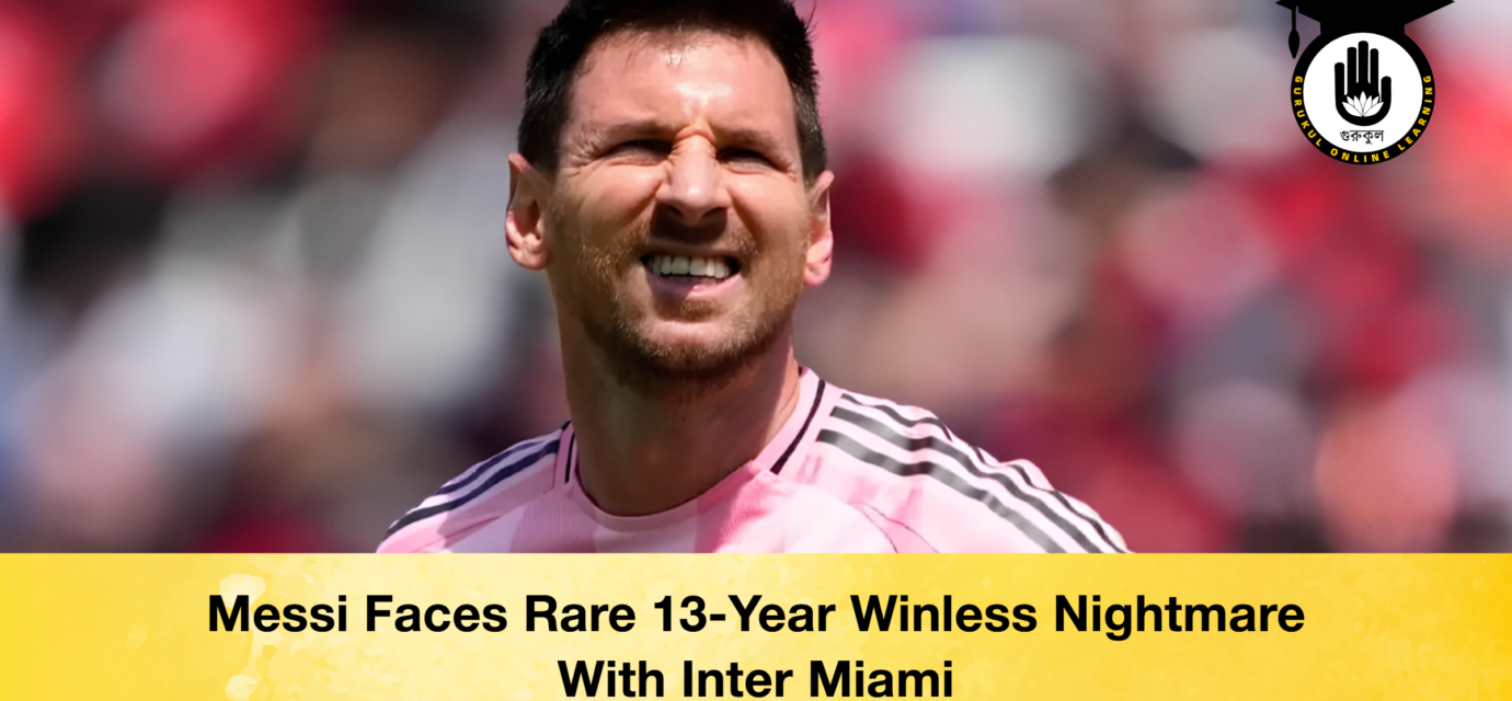 Messi Faces Rare 13-Year Winless Nightmare With Inter Miami