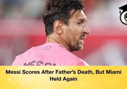 Messi Scores After Father’s Death, But Miami Held Again
