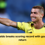 Ronaldo breaks scoring record with goal on return