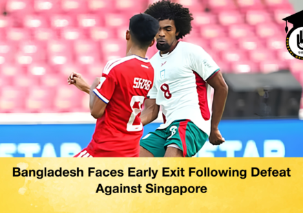Bangladesh Faces Early Exit Following Defeat Against Singapore