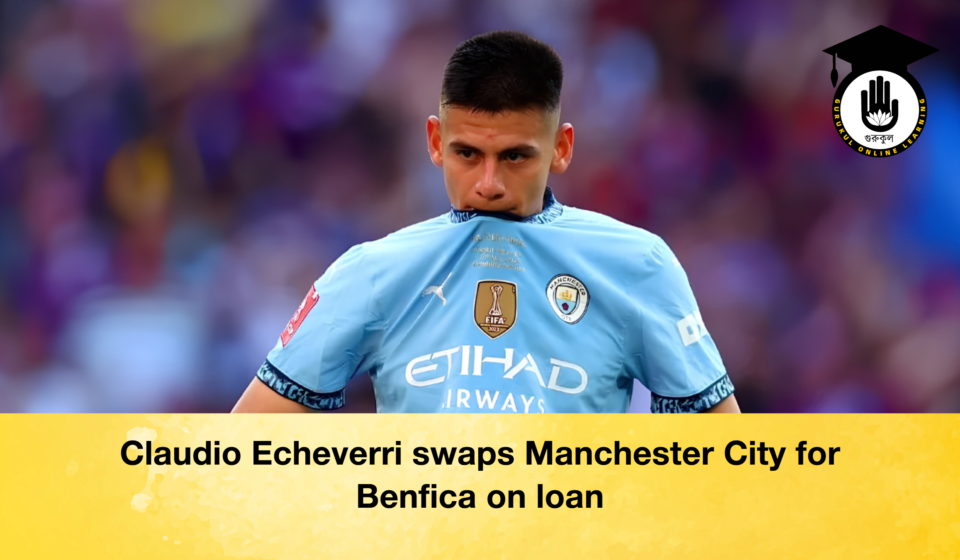 Claudio Echeverri swaps Manchester City for Benfica on loan