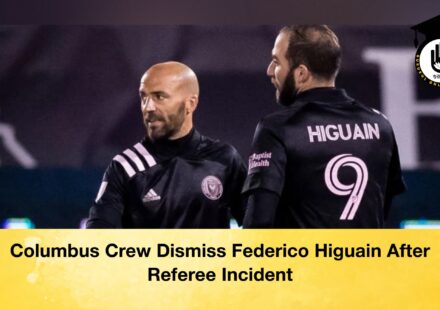 Columbus Crew Dismiss Federico Higuain After Referee Incident