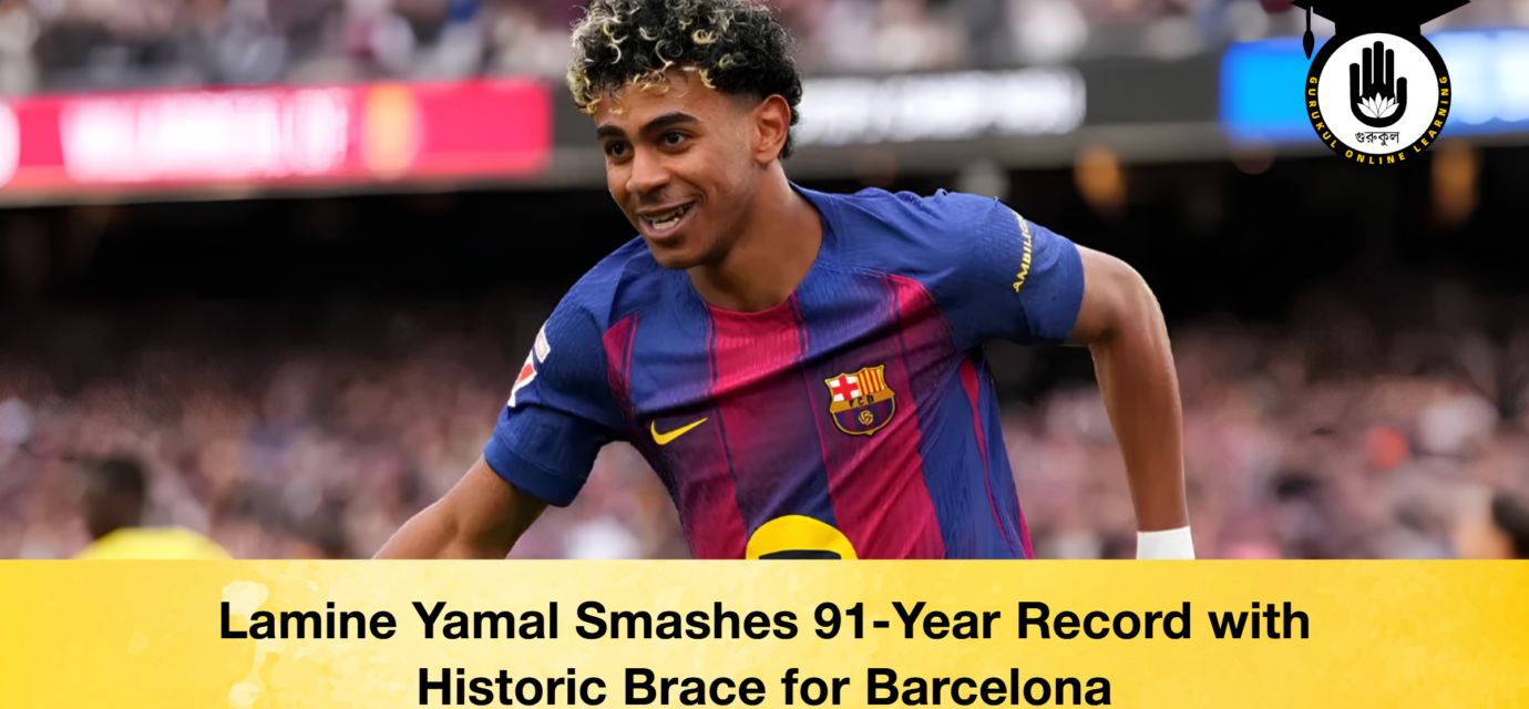 Lamine Yamal Smashes 91-Year Record with Historic Brace for Barcelona