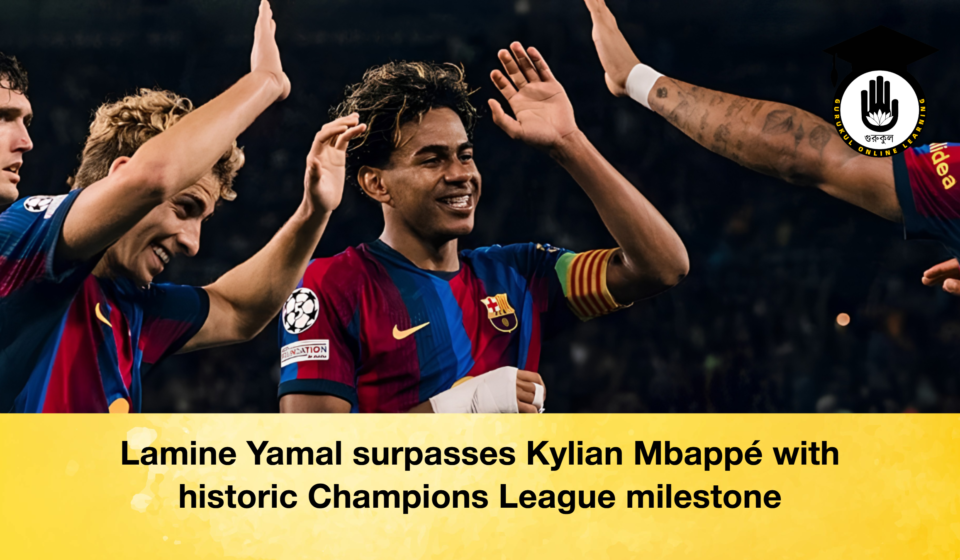 Lamine Yamal surpasses Kylian Mbappé with historic Champions League milestone
