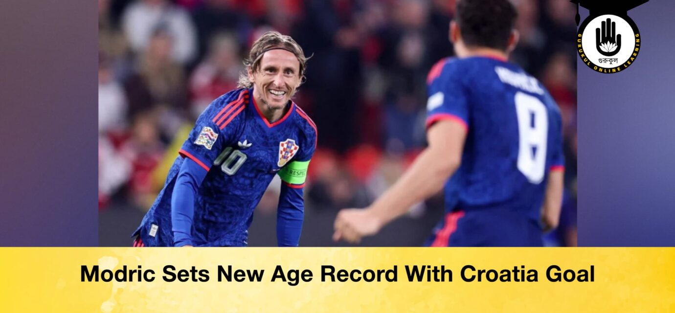 Modric Sets New Age Record With Croatia Goal