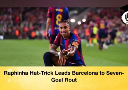 Raphinha Hat-Trick Leads Barcelona to Seven-Goal Rout