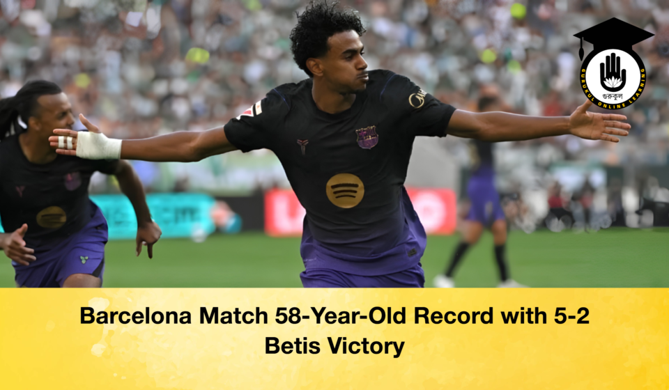 Barcelona Match 58-Year-Old Record with 5-2 Betis Victory
