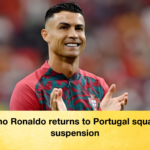 Cristiano Ronaldo returns to Portugal squad after suspension