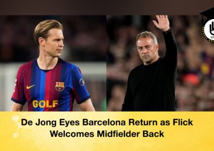 De Jong Eyes Barcelona Return as Flick Welcomes Midfielder Back