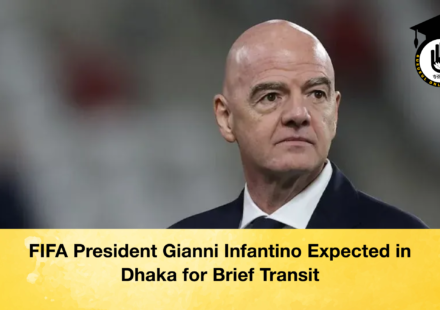 FIFA President Gianni Infantino Expected in Dhaka for Brief Transit