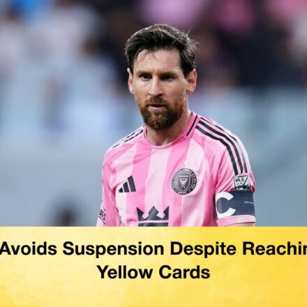 Messi Avoids Suspension Despite Reaching Five Yellow Cards